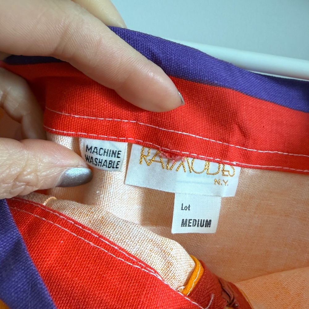 RAYMODES Vintage Multicolor Stripe Maxi Skirt Color block size Medium - Picture 6 of 8